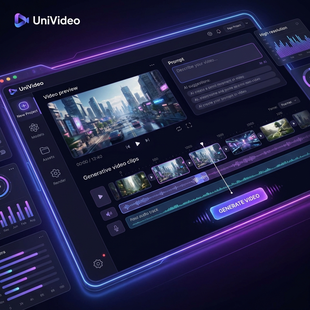 UniVideo architecture diagram